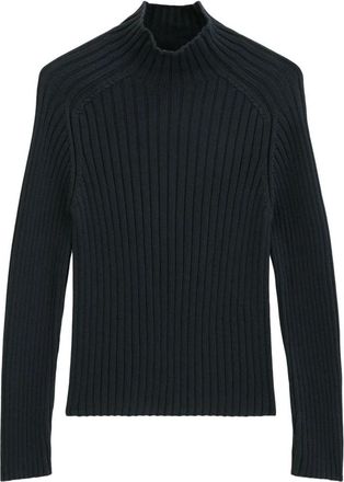 Marc O'Polo Maglioni- Lsl- Collo Alto - - Knitwear - Donna - Blu - L