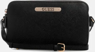 Guess Kyrie Saffiano Top-Zip Crossbody
