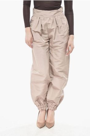 Super Blond Silk Organza Balloon Trousers size 38