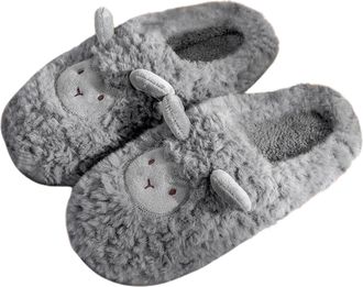 Generic Ladies Slippers Cozy Winter Footwear For Indoor Comfort Soft Warm Fleece Lined Home Shoes With Durable Sole Ideal For Relaxation Cozy House Slippers F