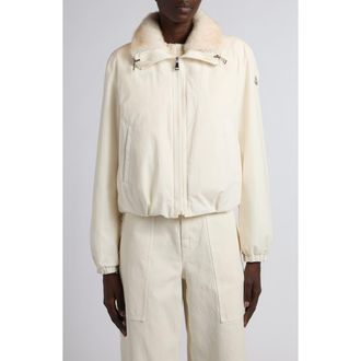 Moncler Pervenche 3-in-1 Down Jacket in Silk White at Nordstrom, Size 4