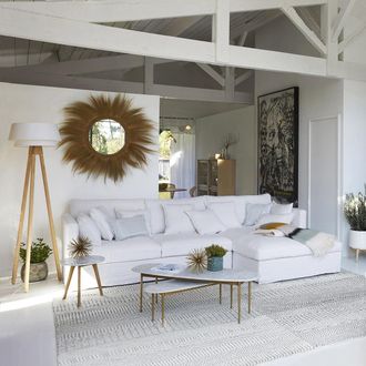 AM.PM 2-zitsbank in gekreukt linnen, Neo Kinkajou