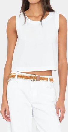 Xirena Lenore Sleeveless Top In White