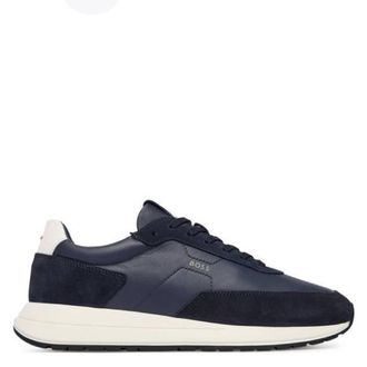 HUGO BOSS Vinston Running Low-Top Sneakers, Brand Size 46 ( US Size 13 )