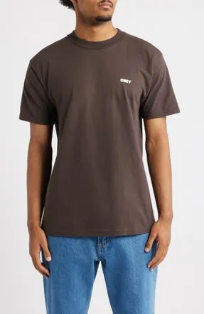 Obey Owl Graphic T-Shirt in Java Brown at Nordstrom Rack, Size Small