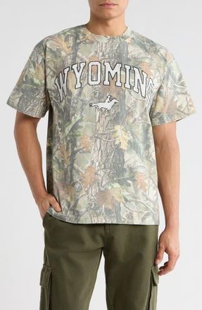 PacSun Wyoming Camo Cotton T-Shirt in Camouflage at Nordstrom, Size X-Large