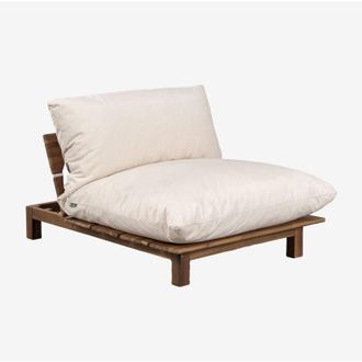 Sklum Sklum - Sill&oacute;n Reclinable En Madera De Acacia Brina