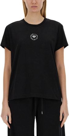 Stella McCartney T-Shirt Con Logo-Donna