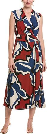 Anne Klein Surplice Wrap Midi Dress