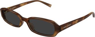 Saint Laurent Sunglasses, unisex, Brown, Size: 52 MM Erin Sunglasses