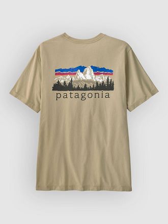 Patagonia Fitz Roy Foothills T-Shirt grigio