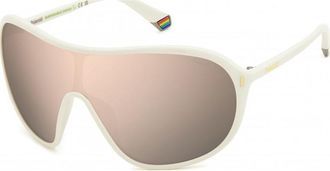 Polaroid Womens PLD-6216-S-VK6 PLD 6216 S 99 VK6 Sunglasses - White - One Size