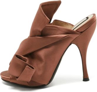 N°21 Sandali con nodo 120mm - Marrone