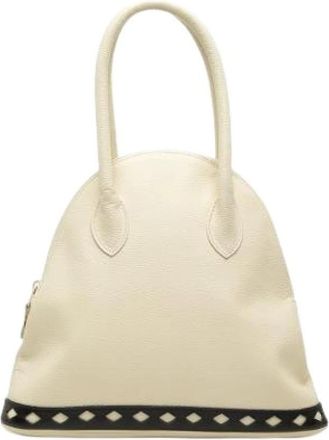 Saint Laurent Pre-owned Vintage Handbag - Dames - Vintage Handtas - Wit - ONE Size - Leer - Vintage