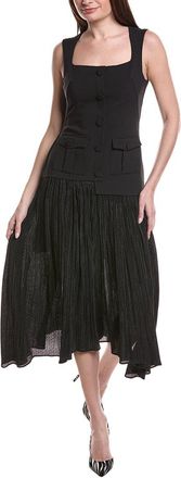 Black Halo Vianey Midi Dress