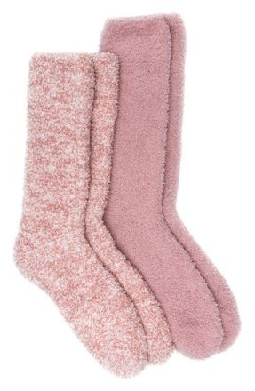 Barefoot Dreams 2-Pack CozyChic Socks in Morning Haze Multi at Nordstrom