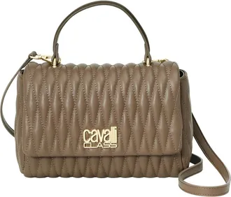 Cavalli Tassen, Dames, Beige, ONE Size, Gewatteerde Handtas
