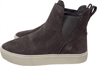 UGG Womens Mauna Sneaker Boot In Thunder Cloud Suede