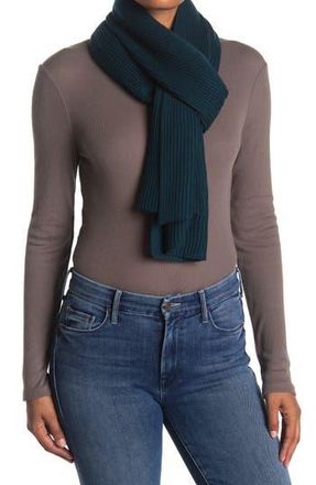 Portolano Merino Wool Scarf in Petrol at Nordstrom Rack