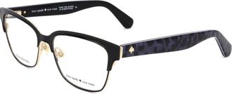 Kate Spade New York Ladonna Zonnebril - Dames - Brillen - Zwart - 51 MM - Accessoires