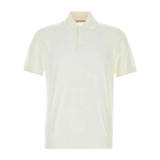 Brunello Cucinelli Polo Jumper - male - Brunello Cucinelli - Polo Shirts - White - S - Tops