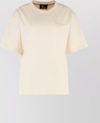 Moncler crew-neck ribbed t-shirt short sleeves