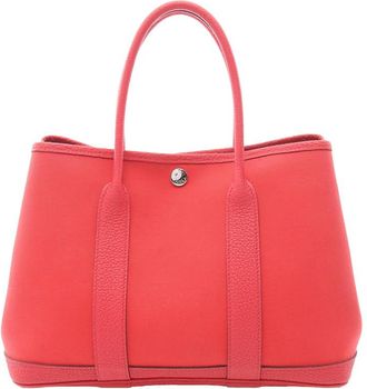 Herm&egrave;s Pre-owned Hermes Toile and Negonda Garden Party 30 Ladies M5Y76NE8EHR2LOX5