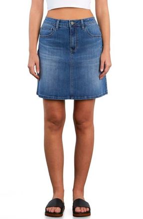 HINT OF BLU A-Line Denim Skirt in Vintage Blue at Nordstrom, Size 31