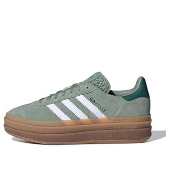 adidas (WMNS) adidas Gazelle Bold Silver Green Gum ID6998