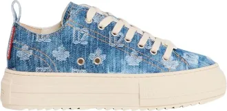 Dsquared2 Schoenen, Heren, Blauw, 42 EU, Katoen, Low-Top Berlin