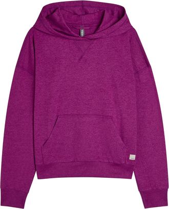 Vuori Clothing Halo Modern Hooded Stretch-jersey Sweatshirt - Pink - S (UK8-10 / S)