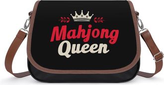 Generic Mahjong1 Queen Mom Chinese Gambler Fashion Womens Crossbody Bags Novelty Handbag Shoulder Bag Purse