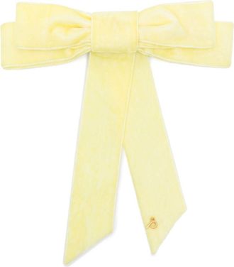 Parlor Fermaglio in velluto - Giallo