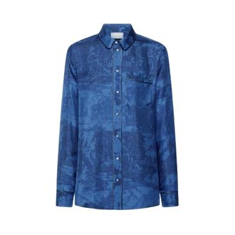 Pierre-Louis Mascia Shirts, female, Blue, Size: XS Aloegum Long-sleeve Shirt