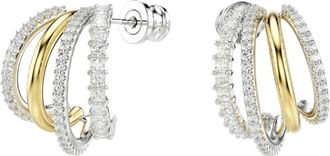 Swarovski Elegante Hyperbool Kristal Oorbellen - Dames - Oorbellen - Veelkleurig - ONE Size - Accessoires