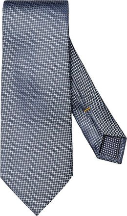Eton Dark Blue Micro Silk Tie at Nordstrom