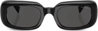 Miu Miu Zonnebrillen - Dames - Zonnebrillen - Zwart - 52 MM - Accessoires