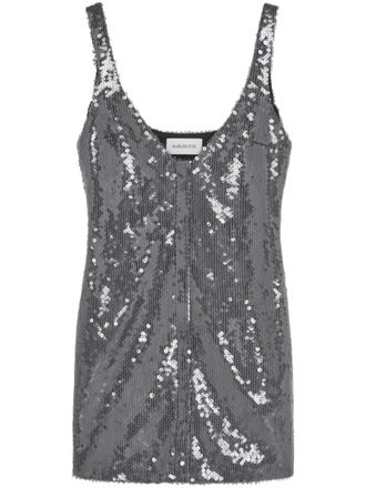 16Arlington sequin mini dress - Silver