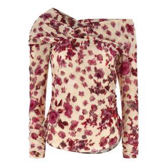 Isabel Marant Danka Stretch-Silk Top