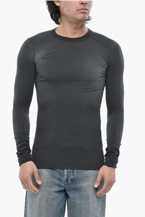 Entire studios Organic Cotton Long-Sleeve Crewneck T-Shirt size S