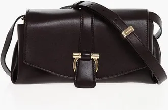 Ferragamo Borsa a Tracolla in Pelle con Fibbia Iconic e Chiusura Clip taglia Uni