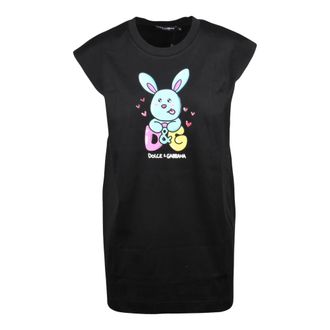Dolce & Gabbana Dames, Tops, Zwart, Maat: XS Katoen