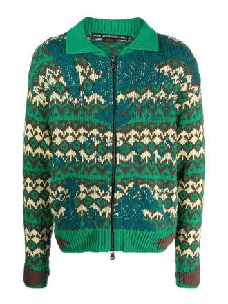Andersson Bell submerge nordic zip-up cardigan