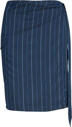 Emporio Armani Striped Wrap Miniskirt in Striped Blue at Nordstrom, Size 36