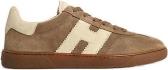 Hogan Cool Beige Suede Sneakers