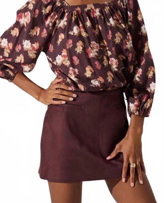 Astr Laudine Skirt In Purple