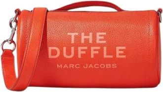 Marc Jacobs Tassen, Dames, Oranje, ONE Size, Leer, The Duffle Bag