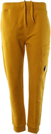 C.P. Company Diagonal Raised Fleece Trainingsbroeken - Heren - Sweatpants - Geel - S - Katoen - Broeken