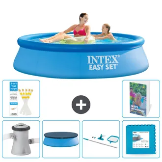 Intex Piscina Easy Set Redonda - 244x61 Cm - 7-piezas S191