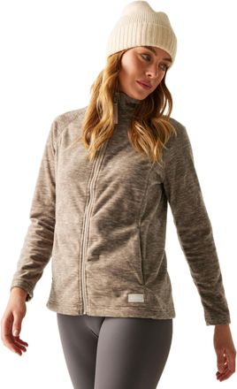 Regatta Womens Mayse Full Zip Fleece Soft Taupe